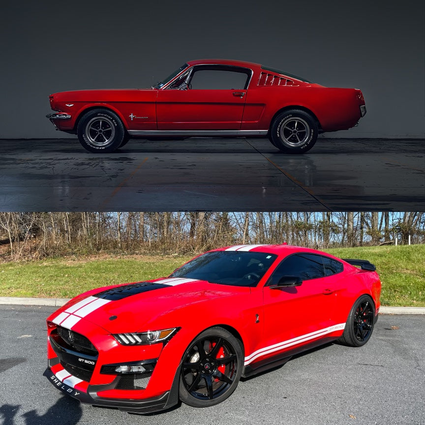 Our 1965 Fastback vs Our 2020 GT500