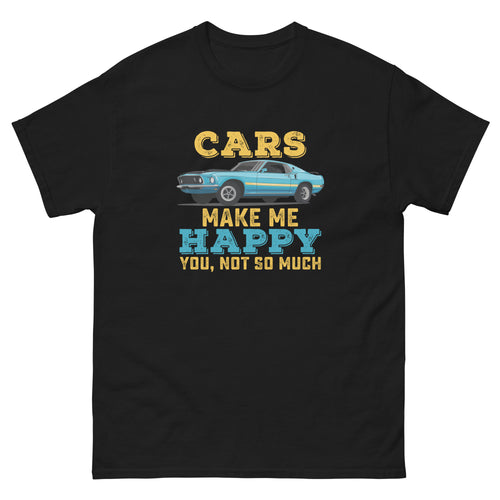 Cars Make Me Happy classic tee